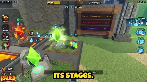 Magic Loot dungeon stages — clear packs and pick loot