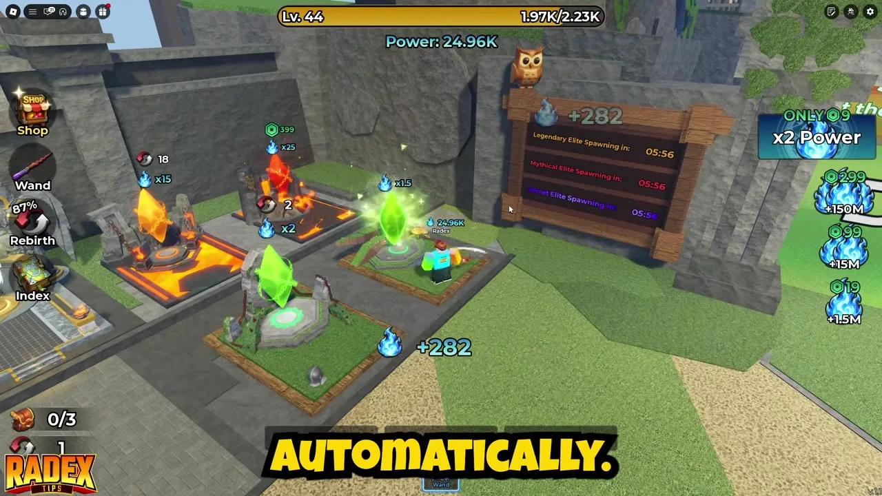 Magic Loot dungeon loot — pick rares and Index-new materials by hand