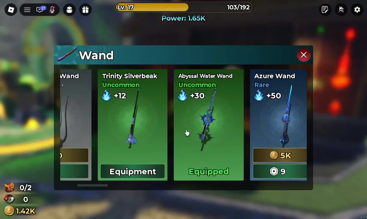 Magic Loot Wands station